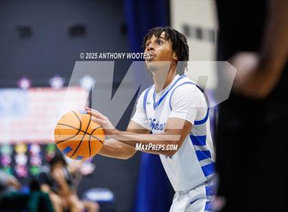 Thumbnail 3 in NC GBB Academy vs. Fayetteville Christian (Dreamville Showcase) photogallery.