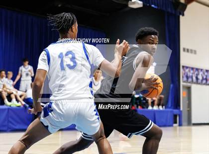 Thumbnail 3 in NC GBB Academy vs. Fayetteville Christian (Dreamville Showcase) photogallery.