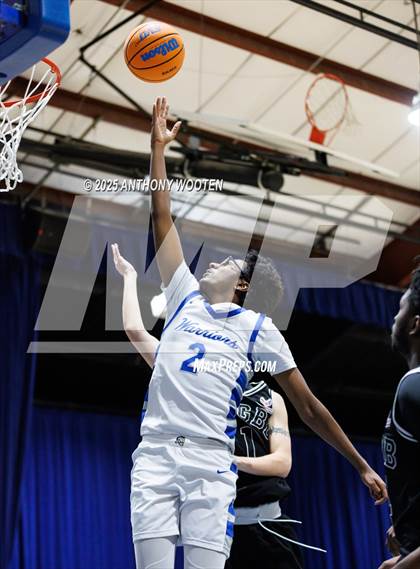 Thumbnail 3 in NC GBB Academy vs. Fayetteville Christian (Dreamville Showcase) photogallery.