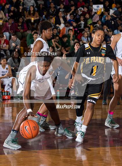 Thumbnail 1 in St. Frances Academy vs. Hamilton Heights (DICK'S National Tournament Semifinal) photogallery.