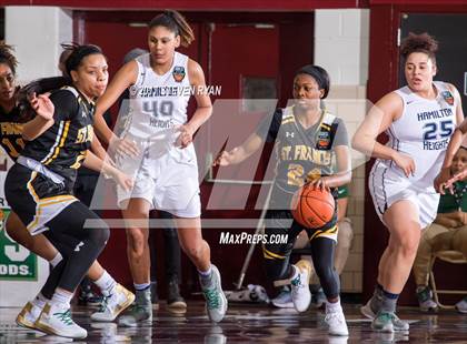 Thumbnail 2 in St. Frances Academy vs. Hamilton Heights (DICK'S National Tournament Semifinal) photogallery.