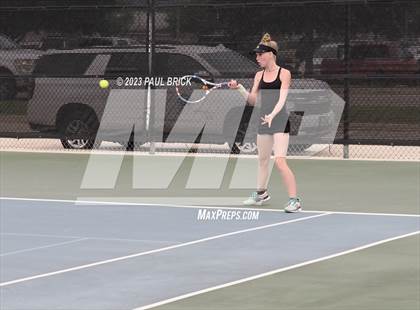 Thumbnail 1 in UIL 4A Tennis Mixed Doubles Finals photogallery.