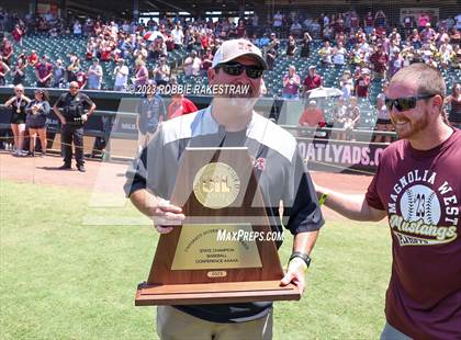 Thumbnail 3 in Magnolia West vs. Argyle (UIL 5A Baseball State Final Medal Ceremony) photogallery.