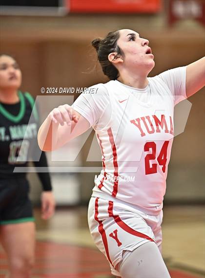 Thumbnail 3 in  St. Mary's vs Yuma (CHSAA 3A Final Four) photogallery.