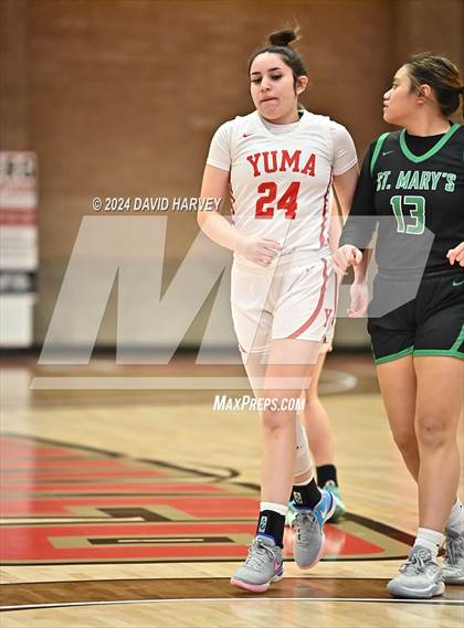 Thumbnail 1 in  St. Mary's vs Yuma (CHSAA 3A Final Four) photogallery.