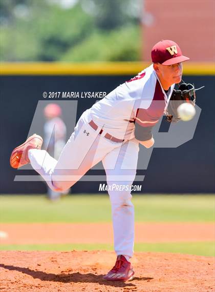 Thumbnail 1 in Houston Heights vs Cypress Woods (UIL R3 Bi-District Playoffs)  photogallery.