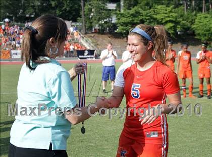 Thumbnail 3 in Cardinal Gibbons vs Marvin Ridge (NCHSAA 3A Final) photogallery.