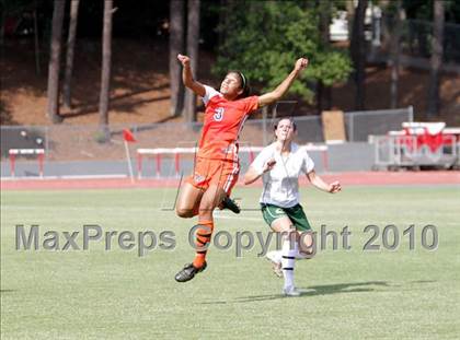 Thumbnail 1 in Cardinal Gibbons vs Marvin Ridge (NCHSAA 3A Final) photogallery.