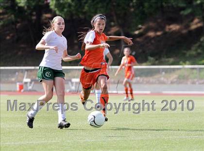 Thumbnail 1 in Cardinal Gibbons vs Marvin Ridge (NCHSAA 3A Final) photogallery.
