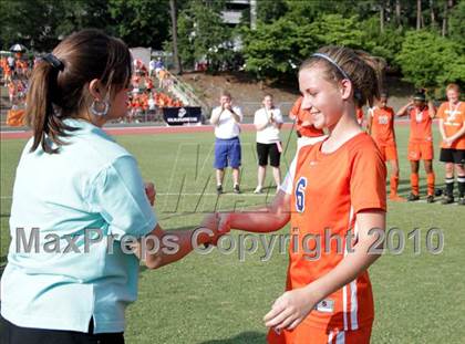 Thumbnail 1 in Cardinal Gibbons vs Marvin Ridge (NCHSAA 3A Final) photogallery.