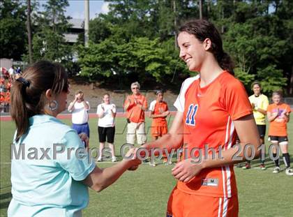 Thumbnail 2 in Cardinal Gibbons vs Marvin Ridge (NCHSAA 3A Final) photogallery.