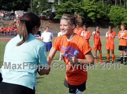 Thumbnail 1 in Cardinal Gibbons vs Marvin Ridge (NCHSAA 3A Final) photogallery.