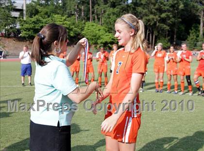 Thumbnail 2 in Cardinal Gibbons vs Marvin Ridge (NCHSAA 3A Final) photogallery.