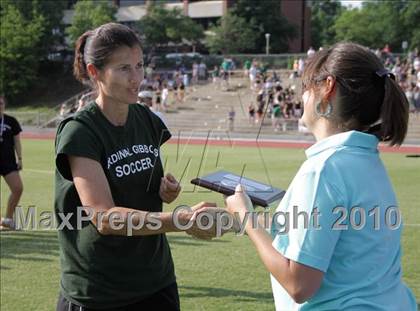 Thumbnail 2 in Cardinal Gibbons vs Marvin Ridge (NCHSAA 3A Final) photogallery.