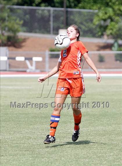 Thumbnail 2 in Cardinal Gibbons vs Marvin Ridge (NCHSAA 3A Final) photogallery.
