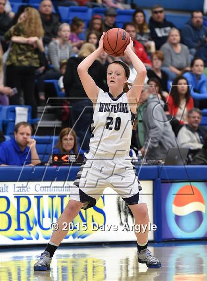 Thumbnail 2 in Hunter vs. Davis (UHSAA First Round) photogallery.