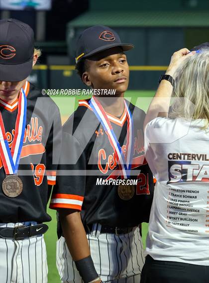 Thumbnail 1 in Collinsville vs. Centerville (UIL 2A Baseball Semifinal Medal Ceremony) photogallery.