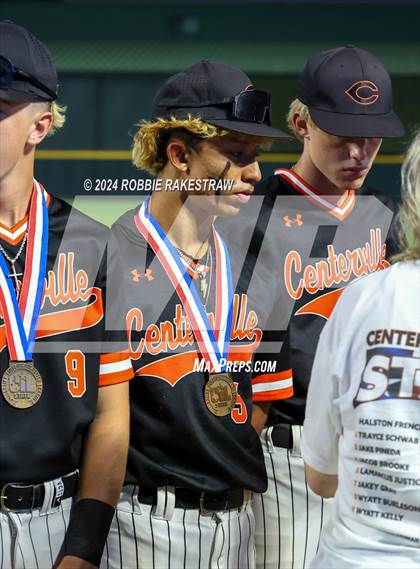 Thumbnail 2 in Collinsville vs. Centerville (UIL 2A Baseball Semifinal Medal Ceremony) photogallery.