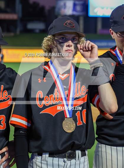 Thumbnail 1 in Collinsville vs. Centerville (UIL 2A Baseball Semifinal Medal Ceremony) photogallery.