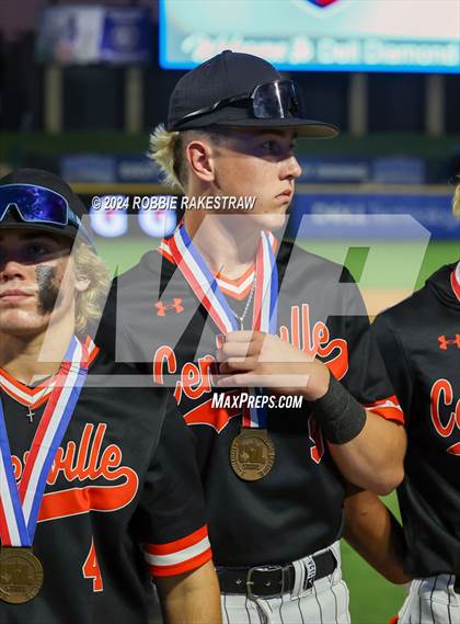 Thumbnail 3 in Collinsville vs. Centerville (UIL 2A Baseball Semifinal Medal Ceremony) photogallery.