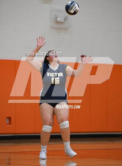 Thumbnail 2 in Victor vs. Our Lady of Mercy (NYSPHSAA Section 5 Class AA Championship) photogallery.