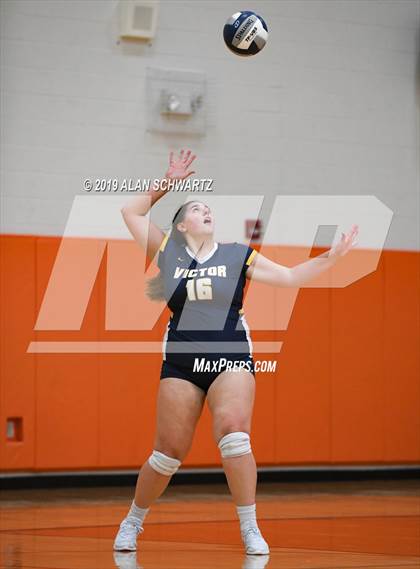 Thumbnail 3 in Victor vs. Our Lady of Mercy (NYSPHSAA Section 5 Class AA Championship) photogallery.