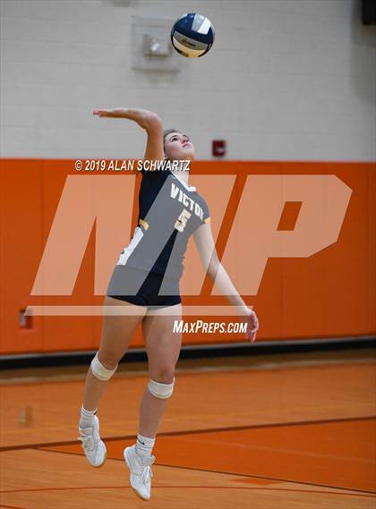 Thumbnail 3 in Victor vs. Our Lady of Mercy (NYSPHSAA Section 5 Class AA Championship) photogallery.