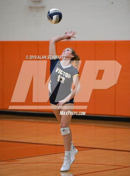 Thumbnail 3 in Victor vs. Our Lady of Mercy (NYSPHSAA Section 5 Class AA Championship) photogallery.