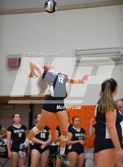 Thumbnail 2 in Victor vs. Our Lady of Mercy (NYSPHSAA Section 5 Class AA Championship) photogallery.