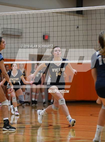 Thumbnail 3 in Victor vs. Our Lady of Mercy (NYSPHSAA Section 5 Class AA Championship) photogallery.