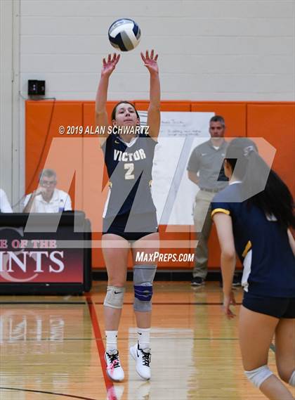 Thumbnail 1 in Victor vs. Our Lady of Mercy (NYSPHSAA Section 5 Class AA Championship) photogallery.