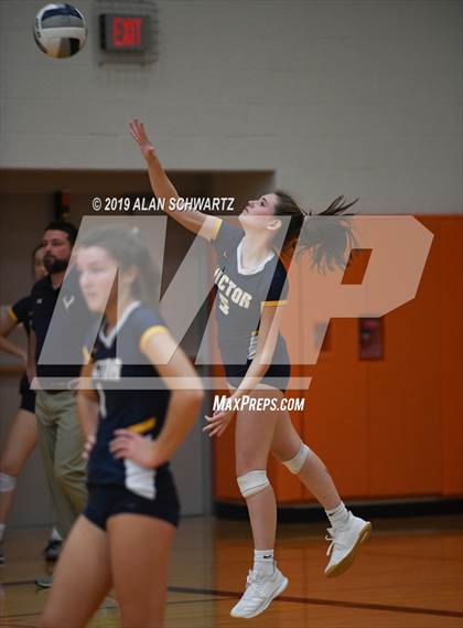 Thumbnail 3 in Victor vs. Our Lady of Mercy (NYSPHSAA Section 5 Class AA Championship) photogallery.