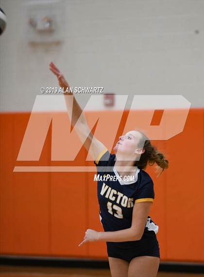 Thumbnail 3 in Victor vs. Our Lady of Mercy (NYSPHSAA Section 5 Class AA Championship) photogallery.