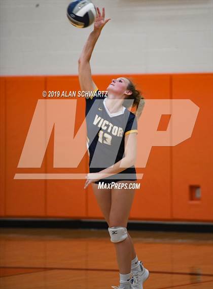 Thumbnail 2 in Victor vs. Our Lady of Mercy (NYSPHSAA Section 5 Class AA Championship) photogallery.