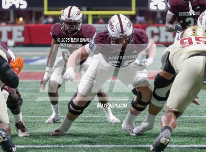 Thumbnail 1 in Creekside vs. Benedictine (GHSA 4A Championship) photogallery.