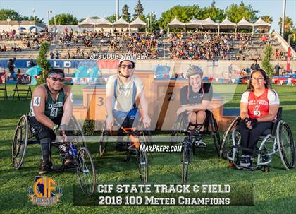 Thumbnail 2 in CIF State Girls Wheelchair/Ambulatory Championship Finals photogallery.