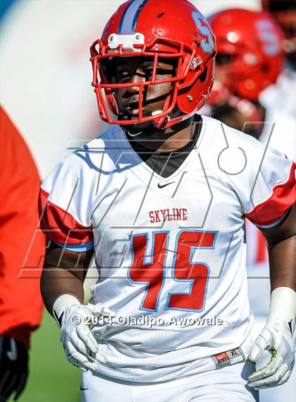 Thumbnail 2 in Skyline vs. Klein Oak (UIL 6A Division I Region II Quarterfinal) photogallery.