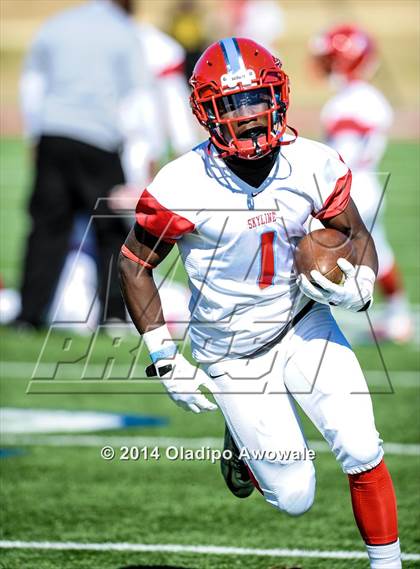 Thumbnail 2 in Skyline vs. Klein Oak (UIL 6A Division I Region II Quarterfinal) photogallery.