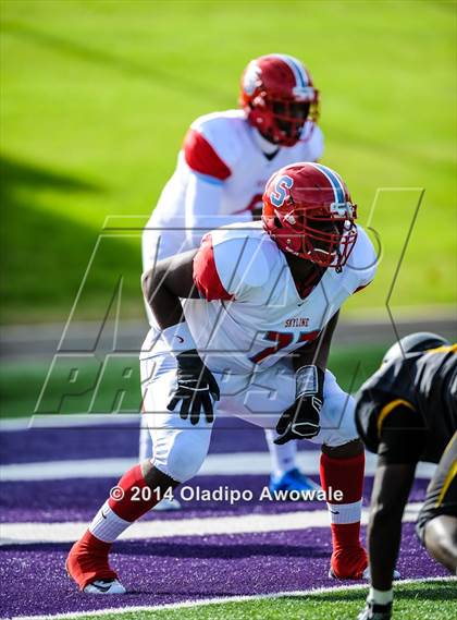 Thumbnail 2 in Skyline vs. Klein Oak (UIL 6A Division I Region II Quarterfinal) photogallery.
