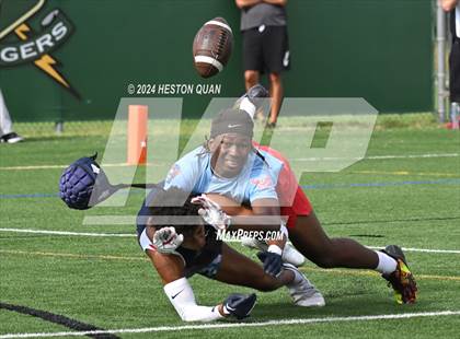 Thumbnail 1 in Los Alamitos vs. St. John Bosco (Battle At The Beach) photogallery.