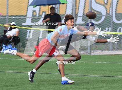 Thumbnail 3 in Los Alamitos vs. St. John Bosco (Battle At The Beach) photogallery.
