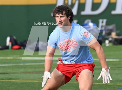 Thumbnail 3 in Los Alamitos vs. St. John Bosco (Battle At The Beach) photogallery.