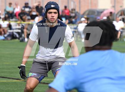 Thumbnail 3 in Los Alamitos vs. St. John Bosco (Battle At The Beach) photogallery.