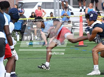 Thumbnail 2 in Los Alamitos vs. St. John Bosco (Battle At The Beach) photogallery.