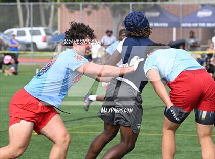 Thumbnail 1 in Los Alamitos vs. St. John Bosco (Battle At The Beach) photogallery.