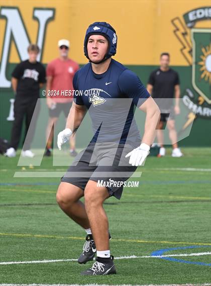 Thumbnail 1 in Los Alamitos vs. St. John Bosco (Battle At The Beach) photogallery.