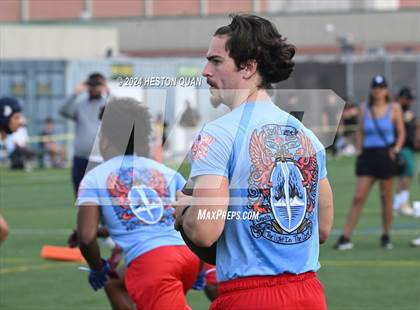 Thumbnail 2 in Los Alamitos vs. St. John Bosco (Battle At The Beach) photogallery.