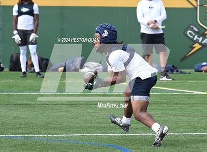 Thumbnail 1 in Los Alamitos vs. St. John Bosco (Battle At The Beach) photogallery.