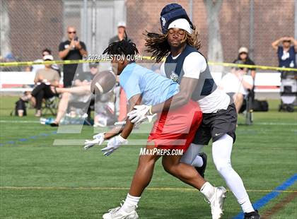 Thumbnail 3 in Los Alamitos vs. St. John Bosco (Battle At The Beach) photogallery.