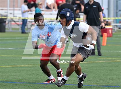 Thumbnail 3 in Los Alamitos vs. St. John Bosco (Battle At The Beach) photogallery.